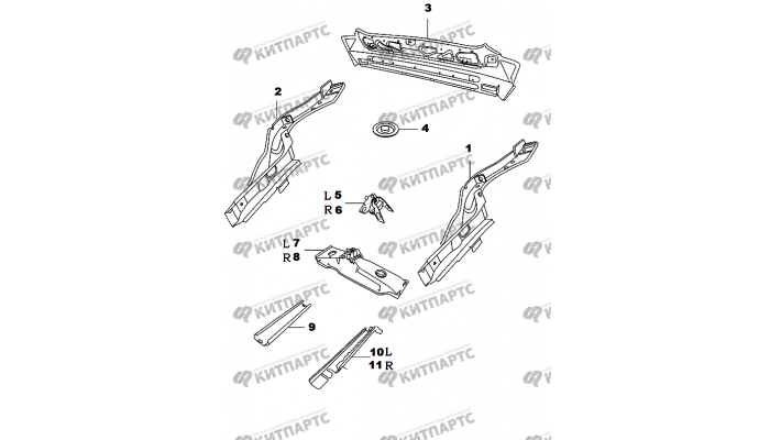 Панель задка Chery Amulet (A15)