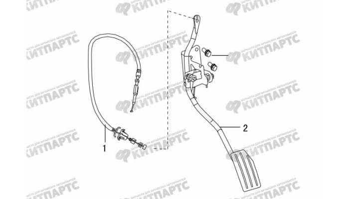 Педаль газа Great Wall Hover H3