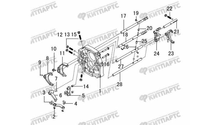 Вилки, штоки КПП Great Wall Hover H5