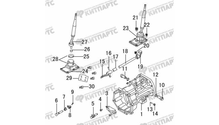 Картер КПП задний Great Wall Hover H5